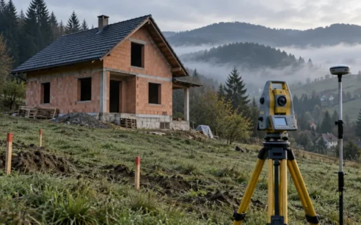 Rozostavaná stavba preverovaná geodetickým meraním v Žilinskom kraji
