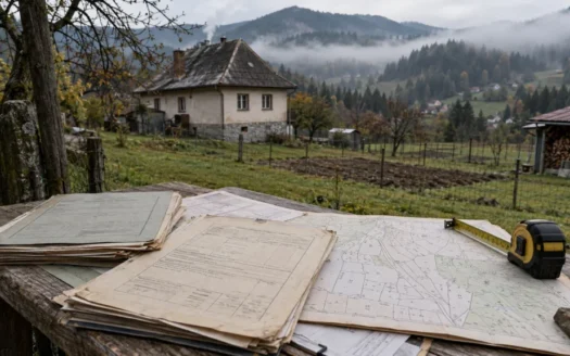 Historické evidenčné listy a mapa parciel pri overovaní vlastníctva pozemku